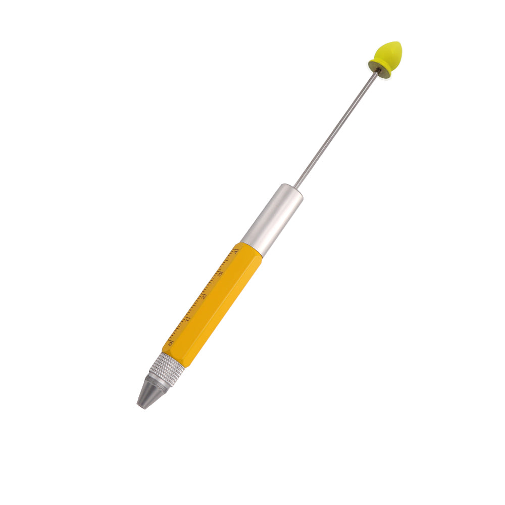Wholesale Beadable Pens Writing Scale Touch Screwdriver Multifunctional Pen DIY Metal Pen